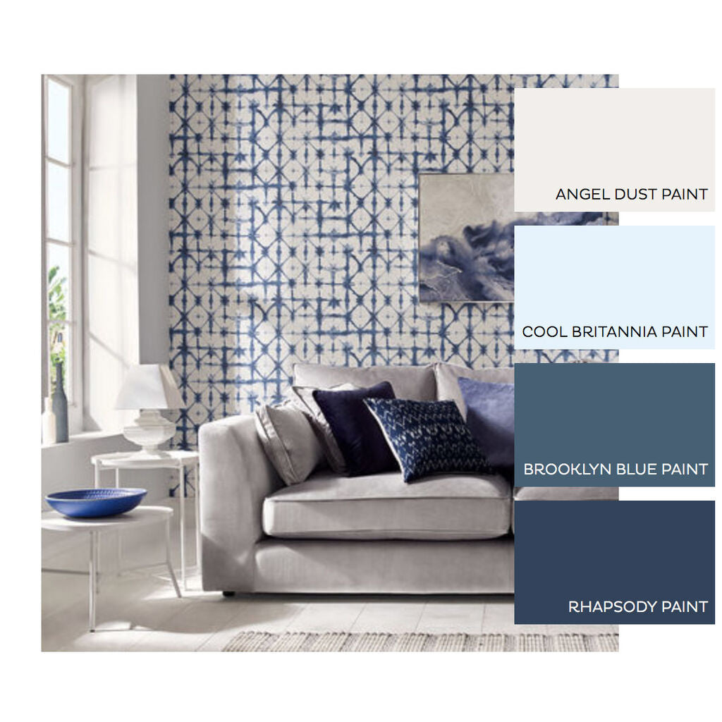 Indigo Room Wallpaper 2 - Blue