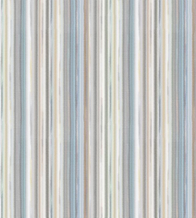 Striped Sunset Wallpaper - Blue 