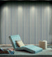 Striped Sunset Room Wallpaper - Blue