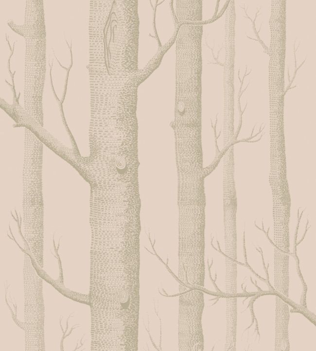 Woods Wallpaper - Pink - Cole & Son