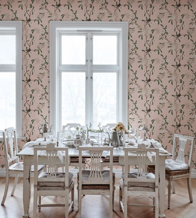 Antonia Room Wallpaper - Pink