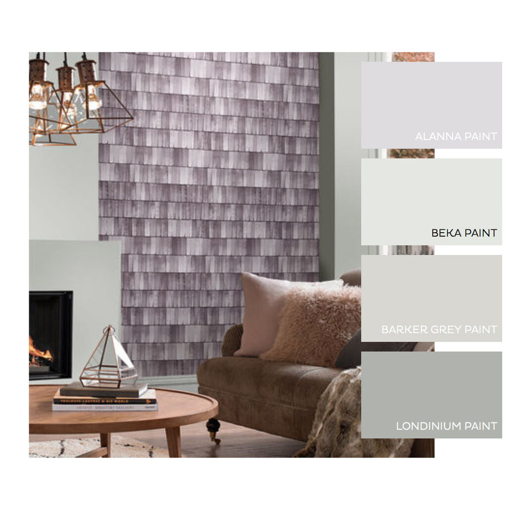 Hygge Room Wallpaper 2 - Gray
