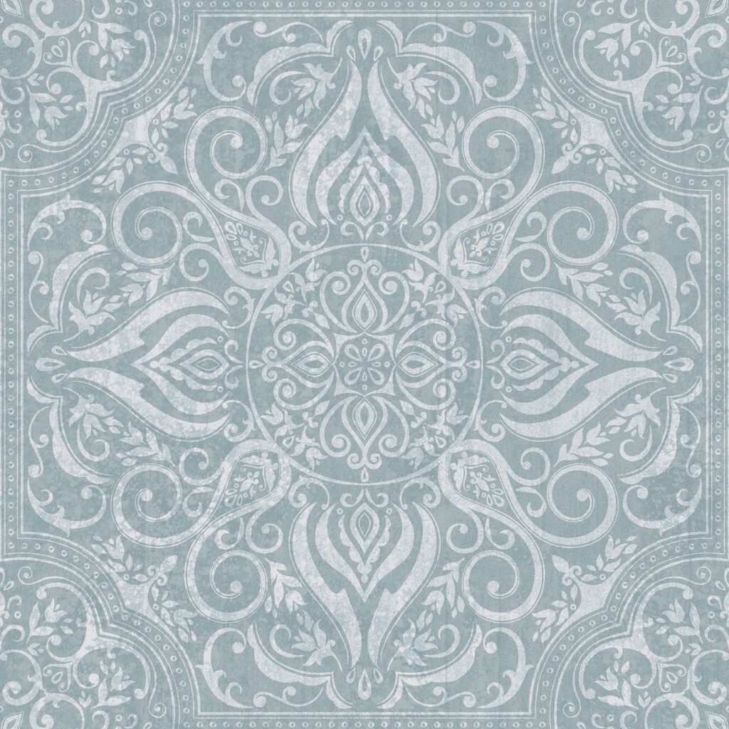 Souk Tile Wallpaper - Blue