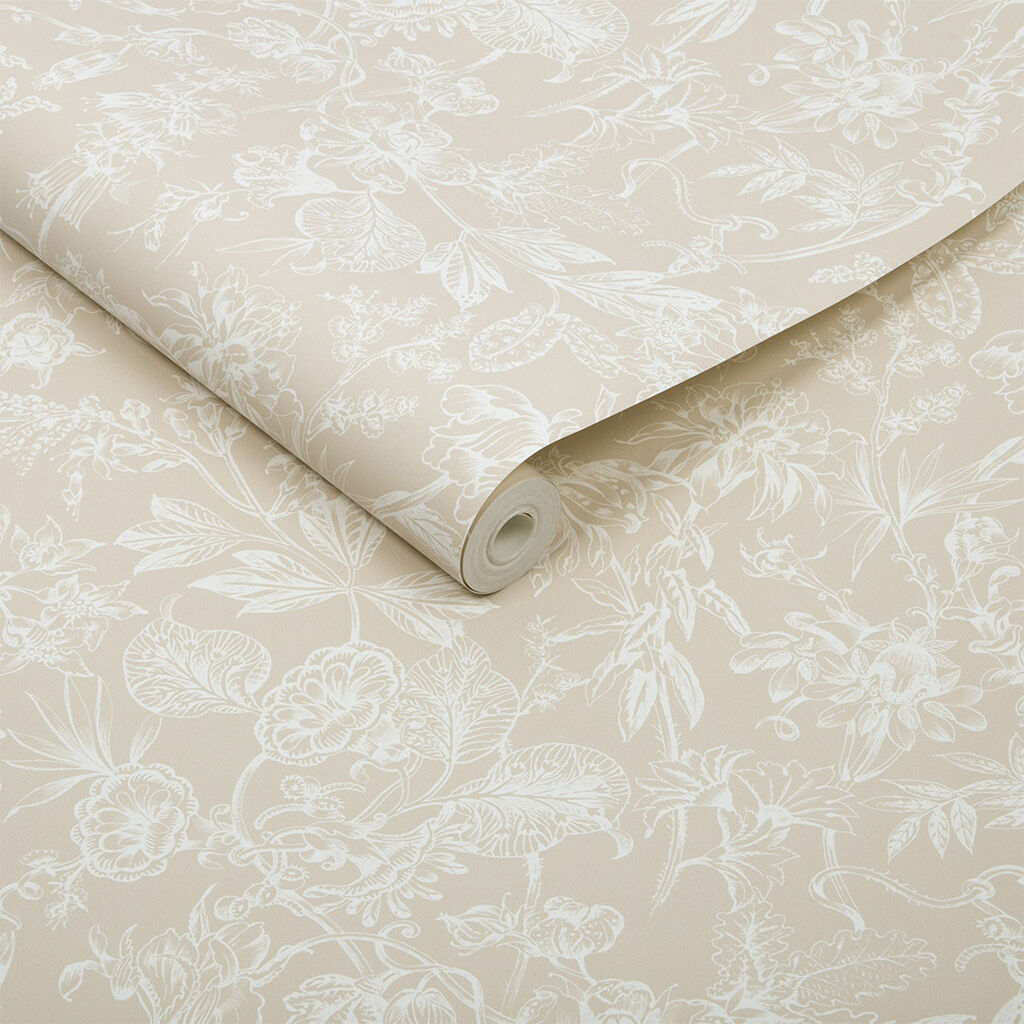 Stroma Room Wallpaper - Cream