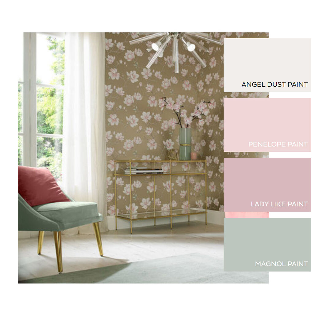 Pierre Room Wallpaper 2 - Pink