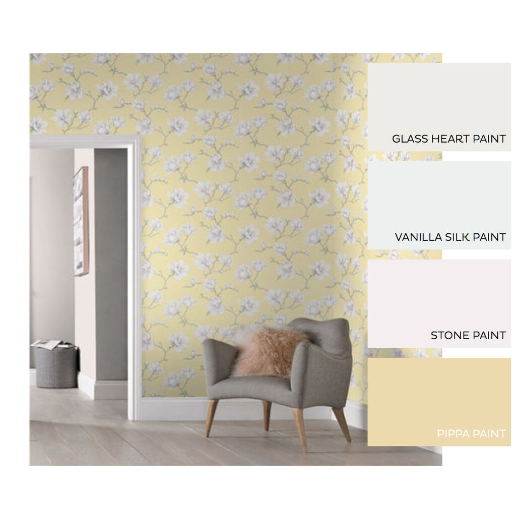Pierre Room Wallpaper 2 - Yellow