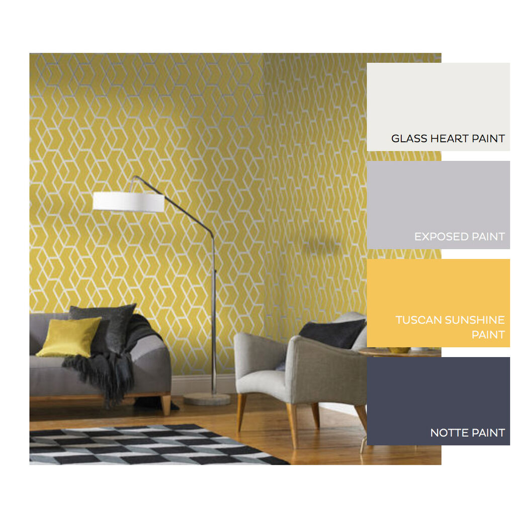 Archetype Room Wallpaper 2 - Yellow