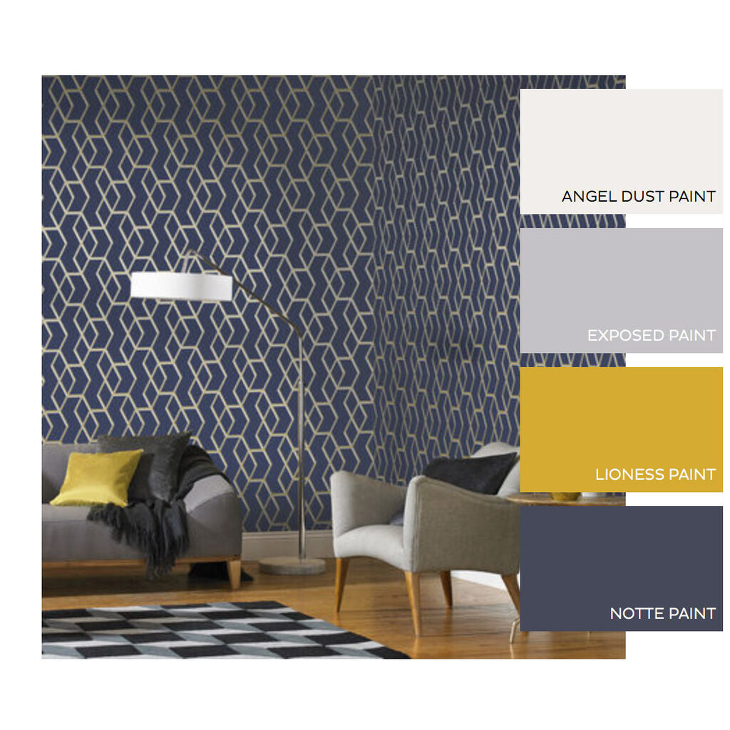Archetype Room Wallpaper 2 - Blue