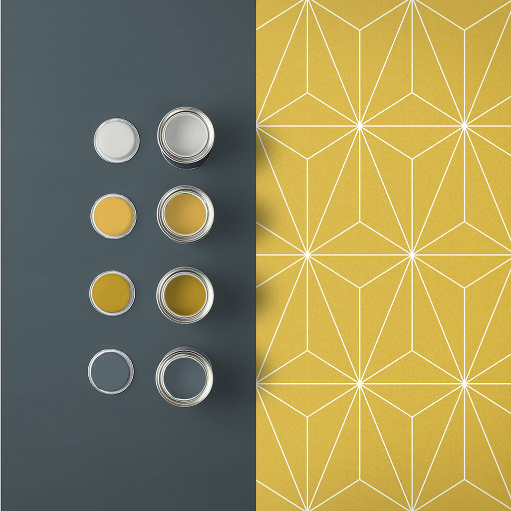Prism Room Wallpaper - Yellow