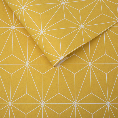 104741 - Prism Wallpaper - Yellow - Graham & Brown