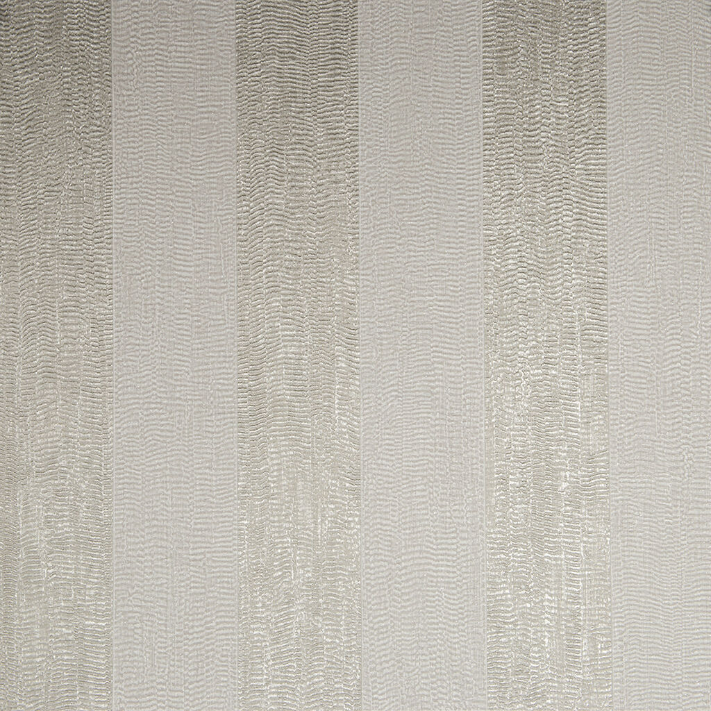 Water Silk Stripe Ivory & Taupe Wallpaper - Cream