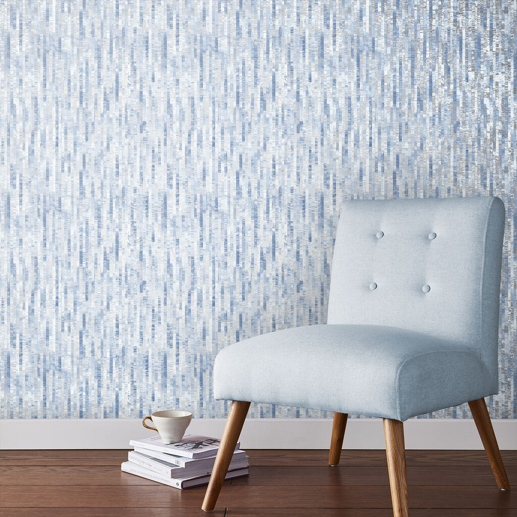 Betula Room Wallpaper - Blue