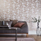 105122 - Insignia Wallpaper - Rose Gold - Graham & Brown