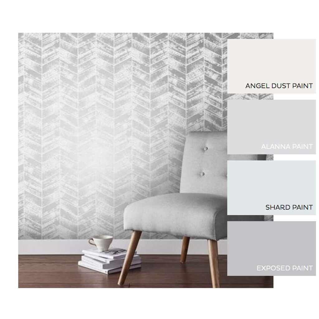 Insignia Room Wallpaper - Silver