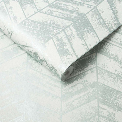 105124 - Insignia Wallpaper - Mint - Graham & Brown
