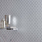 105126 - Trelliage Bead Wallpaper - Silver - Graham & Brown