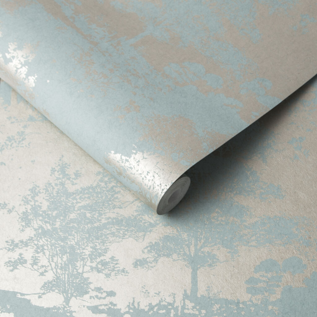 Meadow Wallpaper - Teal 