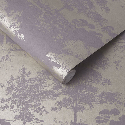 Meadow Wallpaper - Purple