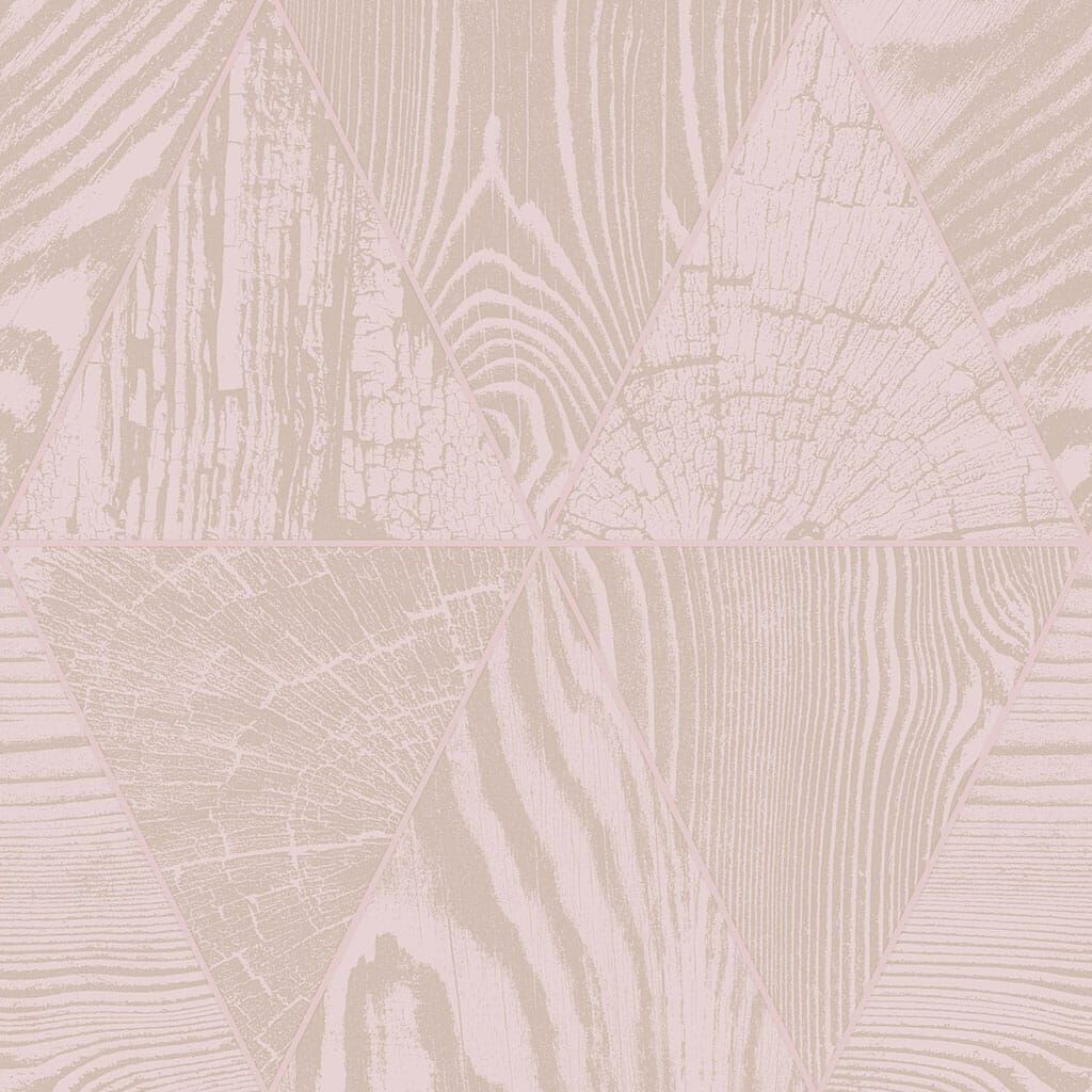Geo Grain Wallpaper - Pink