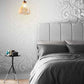Hula Swirl Room Wallpaper 2 - Silver
