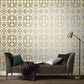105276 - Thrones Wallpaper - Golden Pearl - Graham & Brown