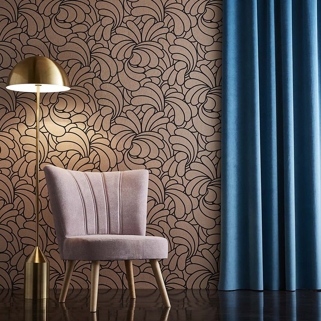 105282 - Bananas Wallpaper - Bling - Graham & Brown