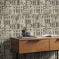 105285 - Quarters Wallpaper - Sepia - Graham & Brown