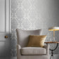 105449 - Antique Wallpaper - Gris - Graham & Brown