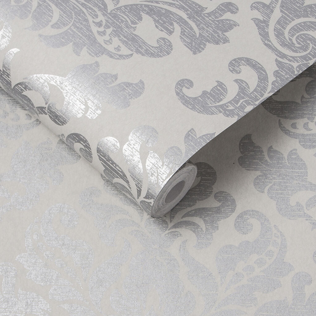 105449 - Antique Wallpaper - Gris - Graham & Brown