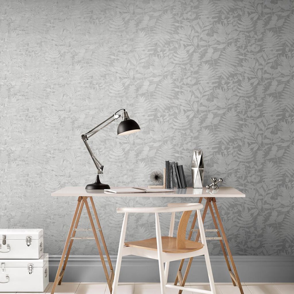 Prairie Room Wallpaper 2 - Gray