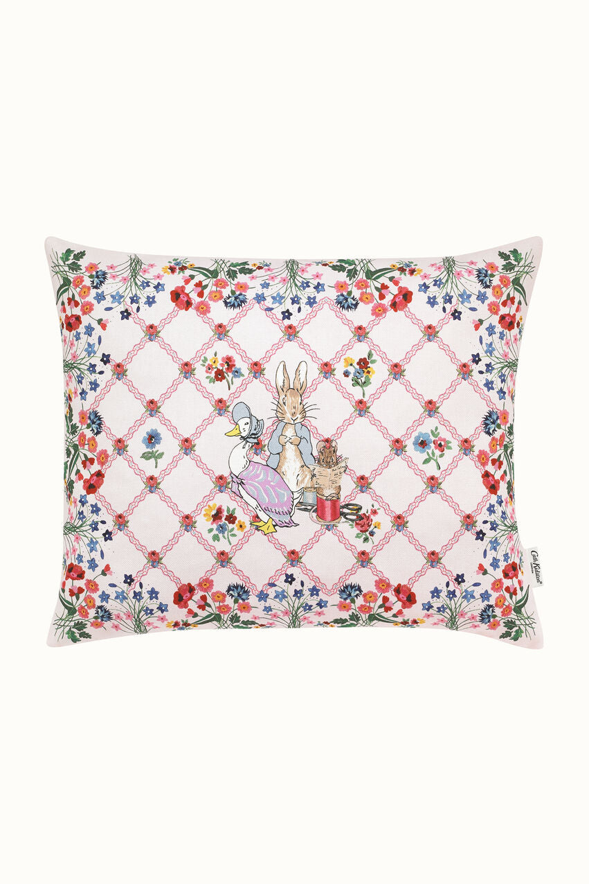Peter Rabbit Rectangular Cushion - Pink
