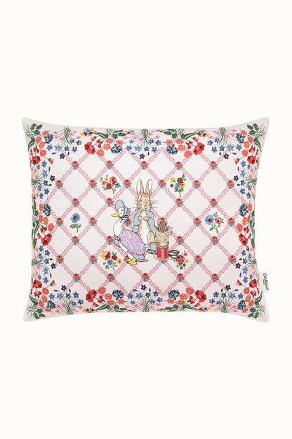 Peter Rabbit Rectangular Cushion - Pink