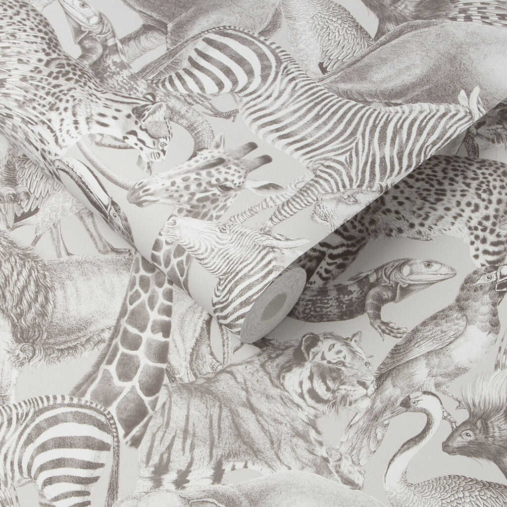 105477 - Kingdom Wallpaper - Camel - Graham & Brown