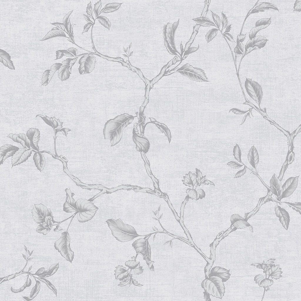 Twining Wallpaper - Gray