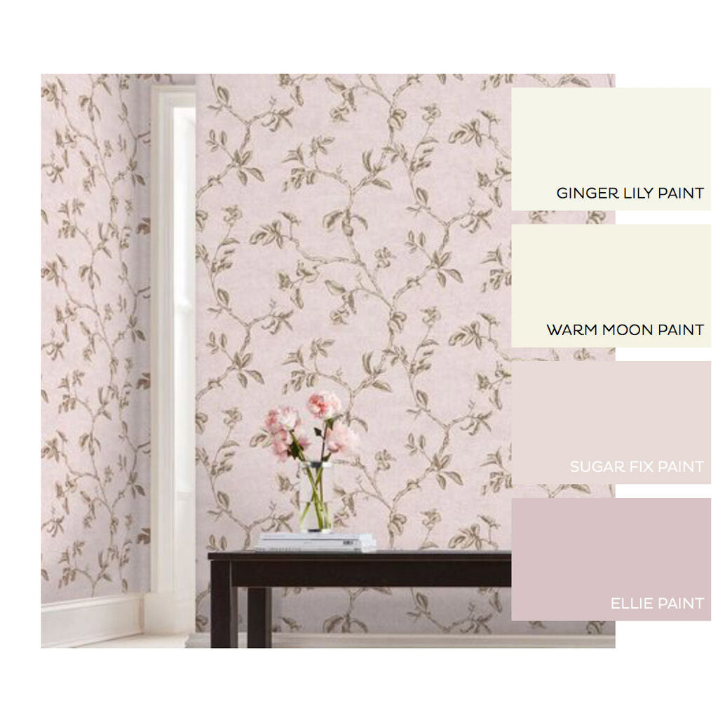 Twining Room Wallpaper 2 - Pink