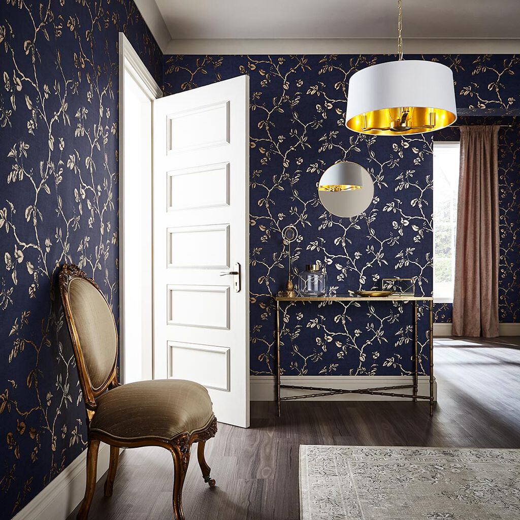 Twining Room Wallpaper 3 - Blue