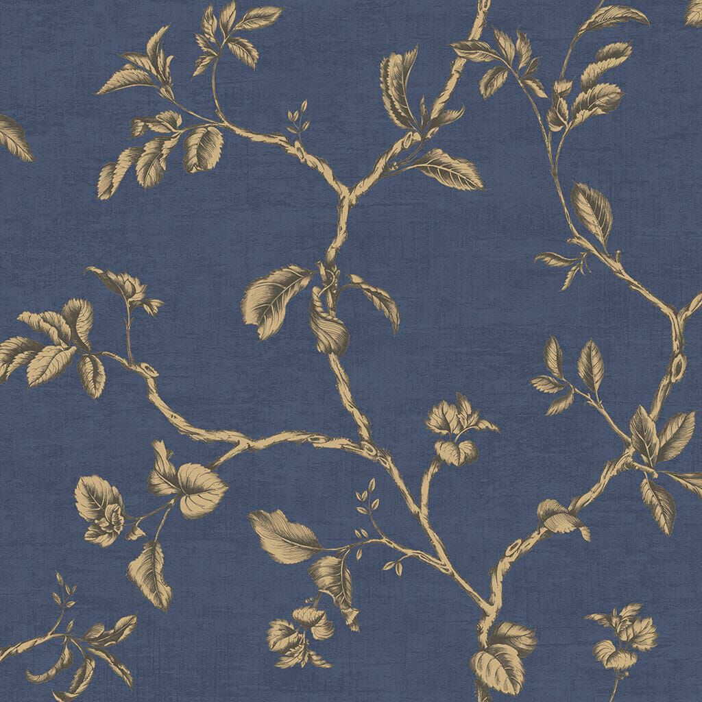 Twining Wallpaper - Blue 