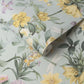 Flourish Room Wallpaper - Teal