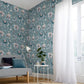 Bordado Room Wallpaper 2 - Blue
