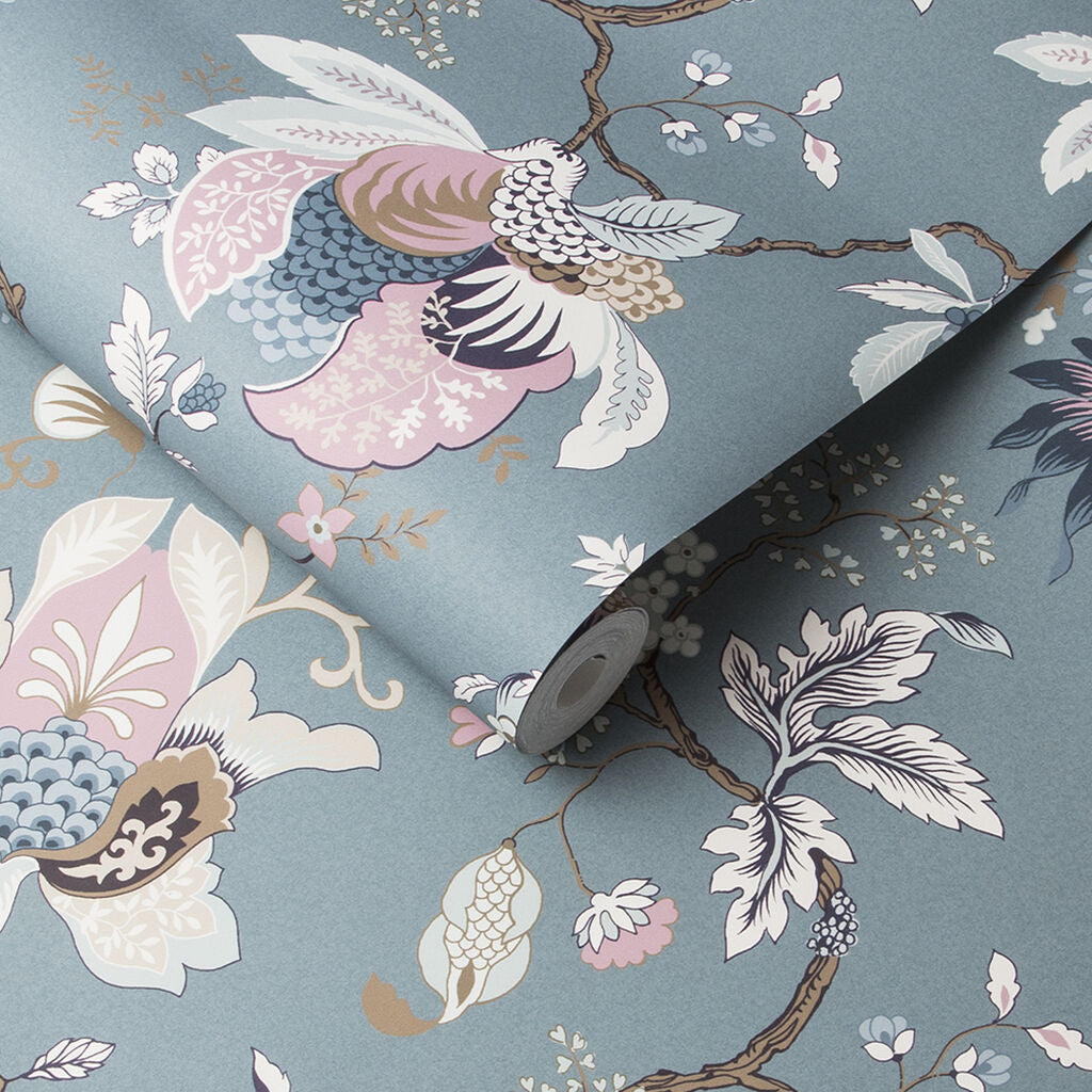 105765 - Bordado Wallpaper - Aegean - Graham & Brown