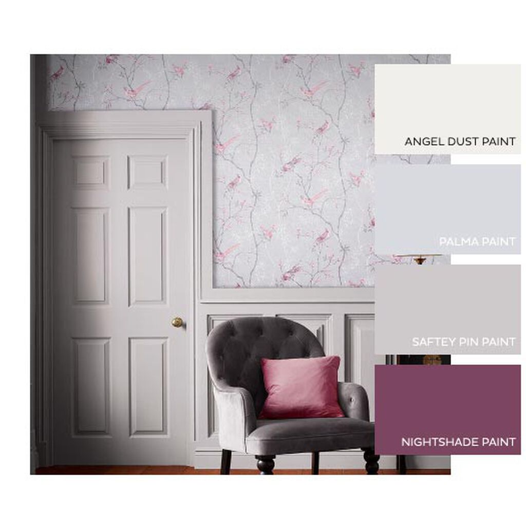 Tori Room Wallpaper - Purple