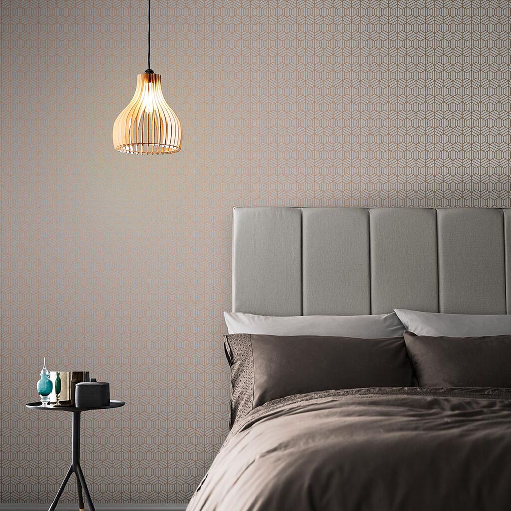 105774 - Echo Wallpaper - Stone - Graham & Brown