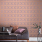 105782 - Asian Lattice Wallpaper - Blush - Graham & Brown