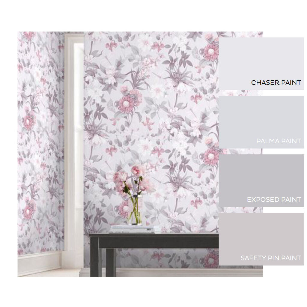 Flourish Room Wallpaper 2 - Purple