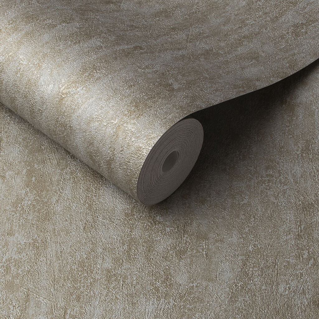 105858 - Orbit Wallpaper - Gold Silver - Graham & Brown