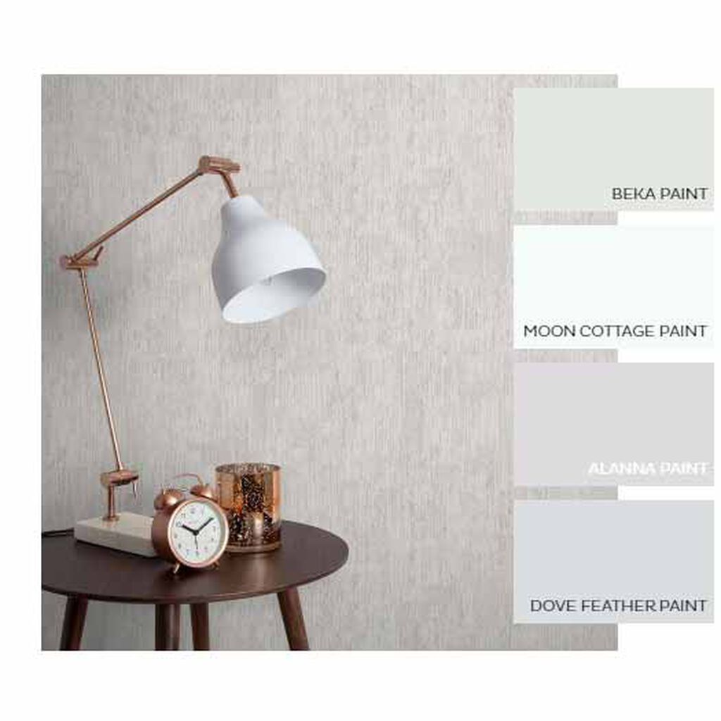 Willow Room Wallpaper - Gray 
