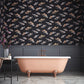 105911 - Flow Wallpaper - Black - Graham & Brown