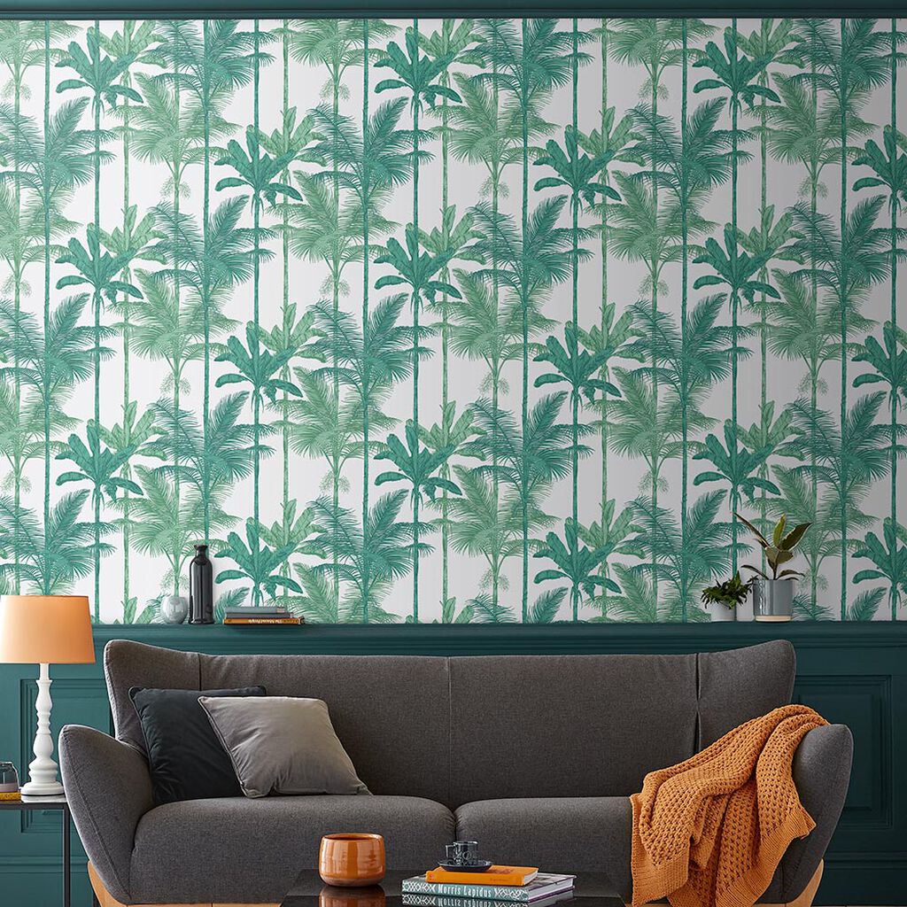 Jungle Luscious Room Wallpaper 2 - Green