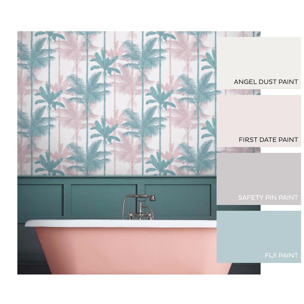 Jungle Room Wallpaper - Pink