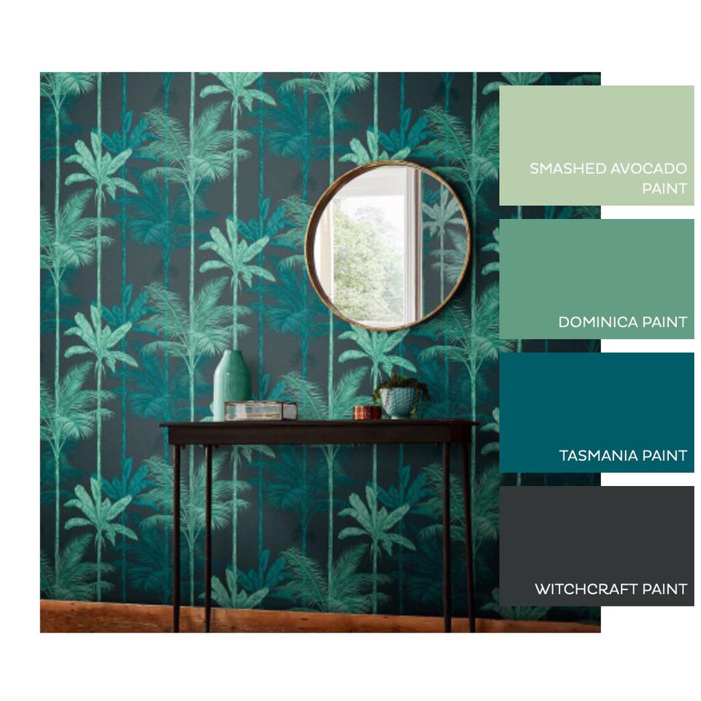 Jungle Room Wallpaper - Green